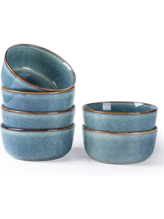 Other - Set of 6 Stoneware Cereal & Soup Bowls, 26oz, Dishwasher & Microwave Safe